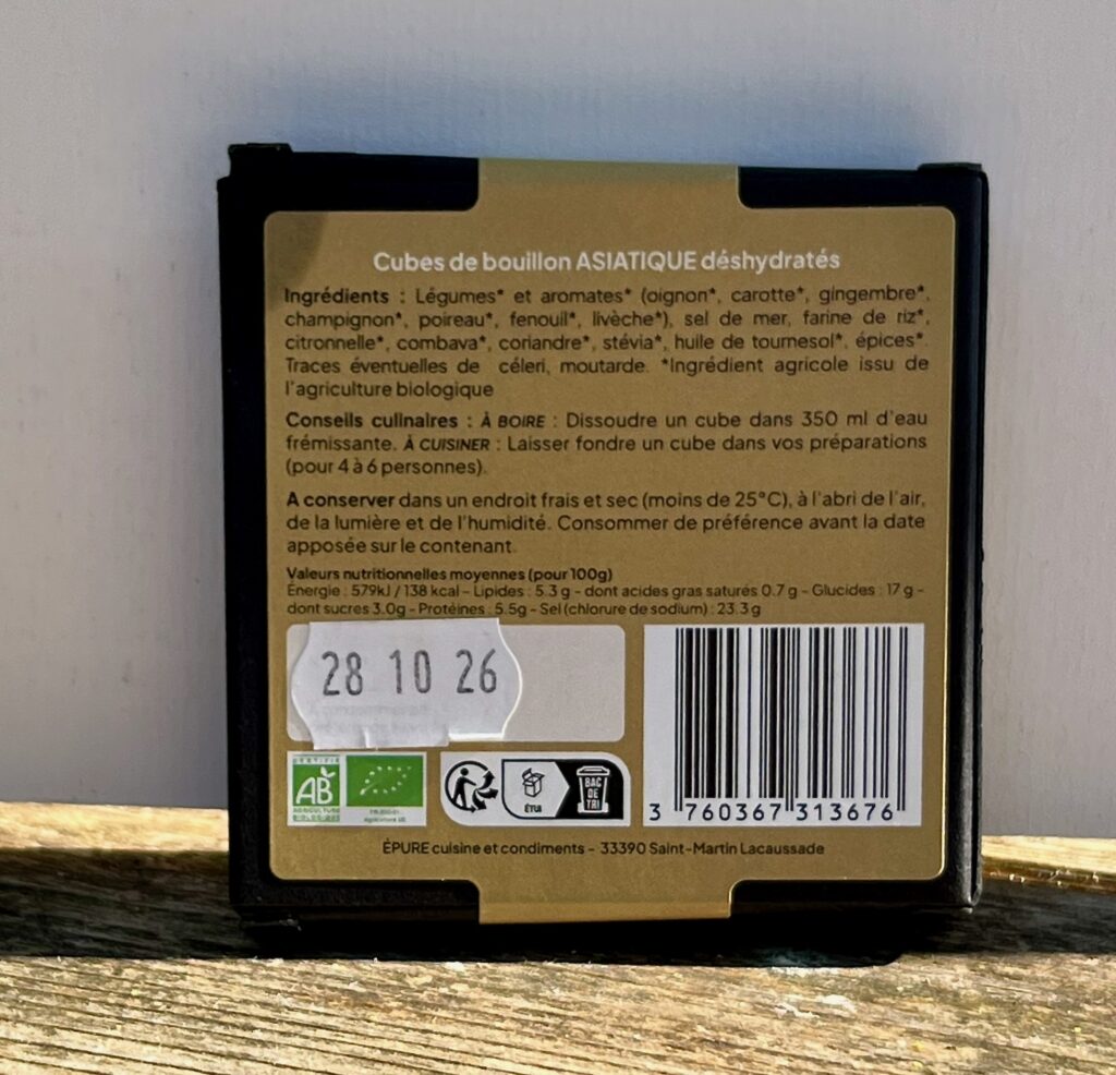 Épure, cuisine et condiments