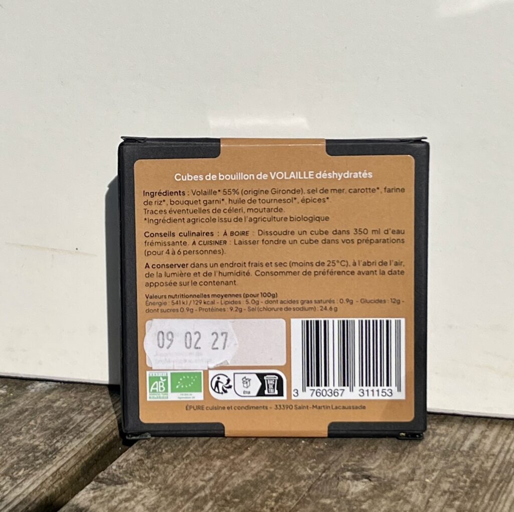 Épure, cuisine et condiments
