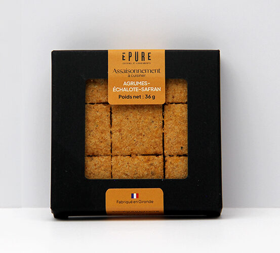 9 Cubes d’assaisonnement AGRUME-ÉCHALOTE-SAFRAN-BIO