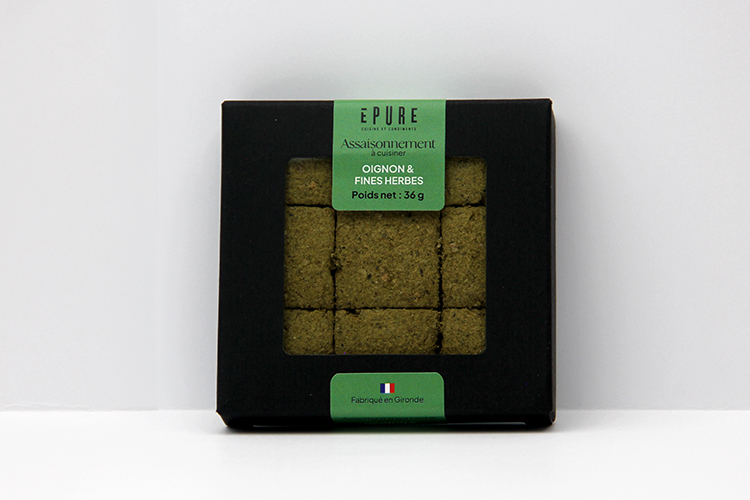 9 Cubes d'assaisonnement- OIGNON & FINES HERBES-BIO