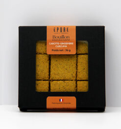 9 Cubes de bouillon de légumes  - CAROTTE GINGEMBRE CURCUMA -BIO