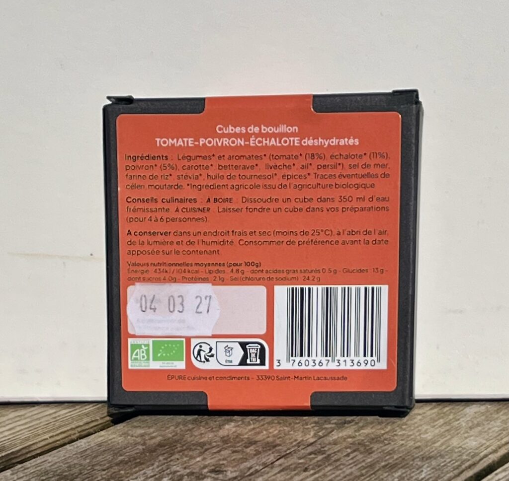 Épure, cuisine et condiments