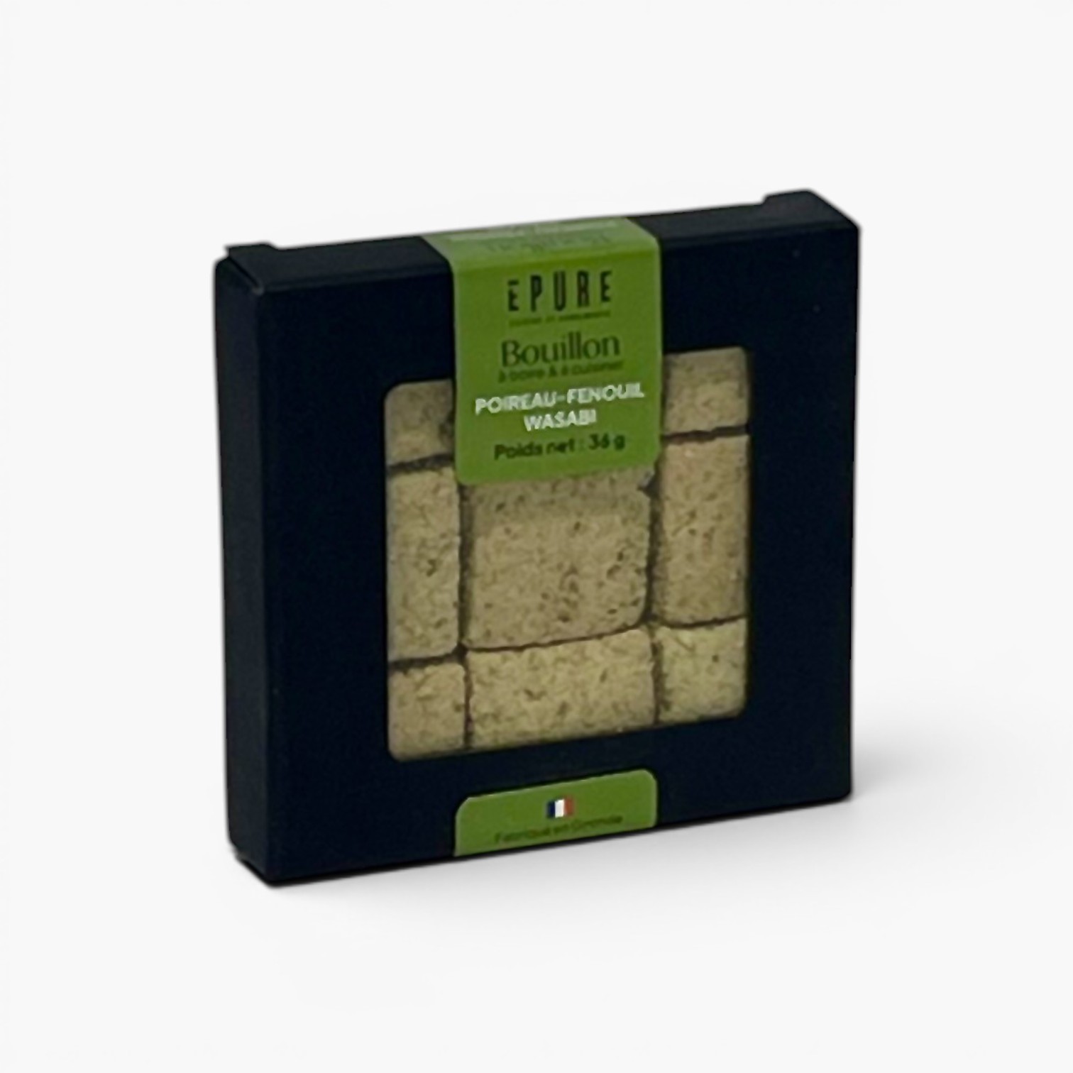 Étui de 10 boites de cubes de bouillon de POIREAU-FENOUIL-WASABI – Image 2