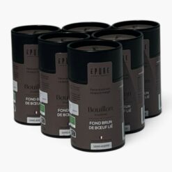 Lot de 6 FOND BRUN DE BOEUF LIÉ -BIO